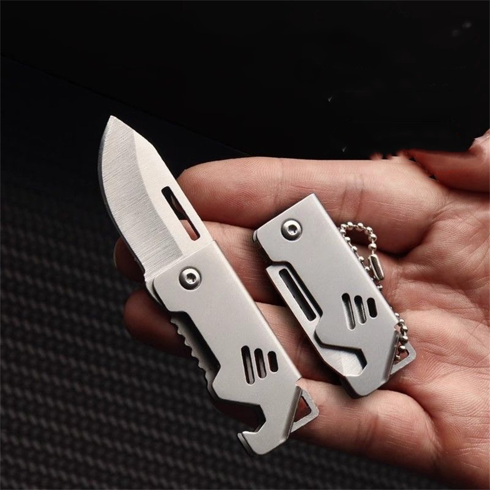 Edc Everyday Carry Knives - LLavero de cuchillo plegable portátil de