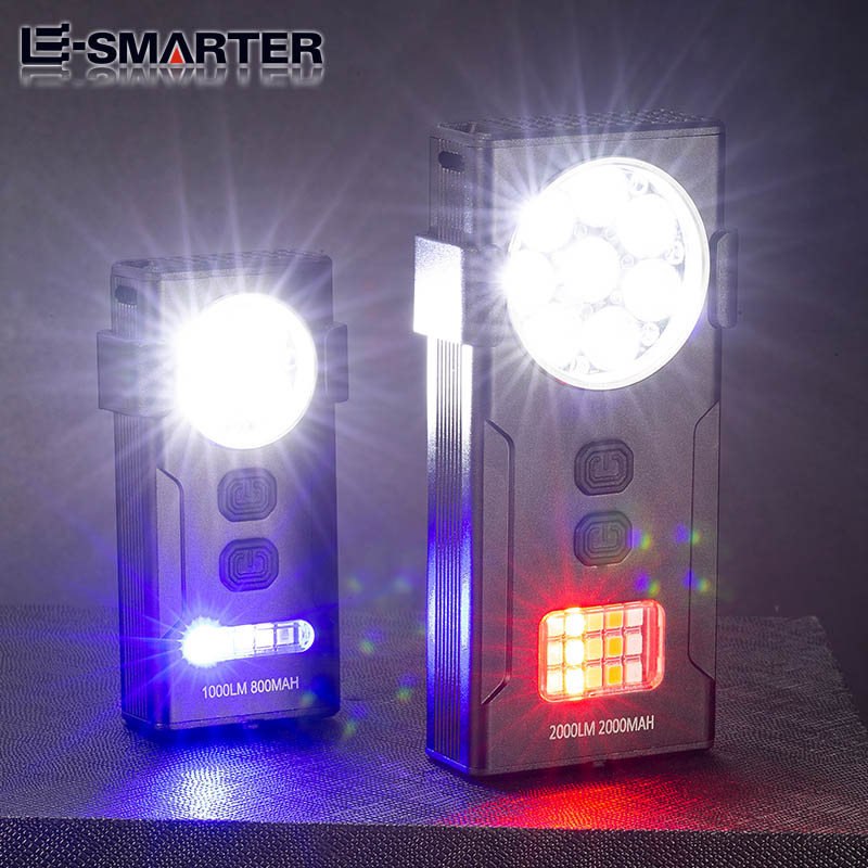 Edc Carry Clip - Mini linterna LED EDC con llavero,