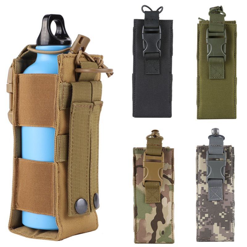 Edc Carry Fanny Pack - Funda para botella de agua Molle,