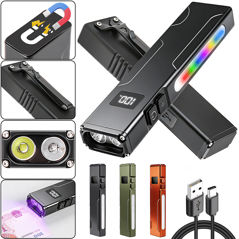Linterna Multifuncional EDC co - Edc Carry Clip reseña y precio