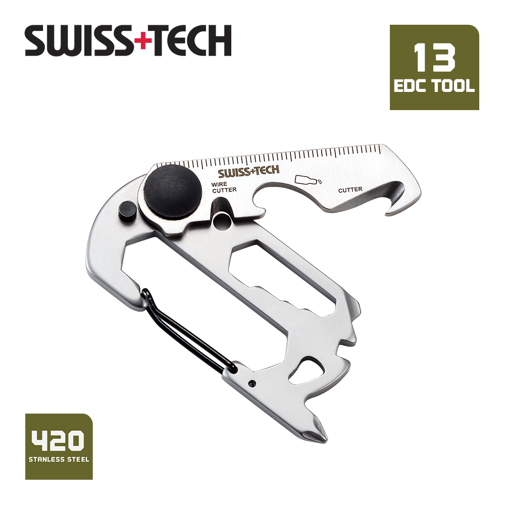 SWISS TECH 13 en 1 Mini herram - Edc Carry Knife reseña y precio